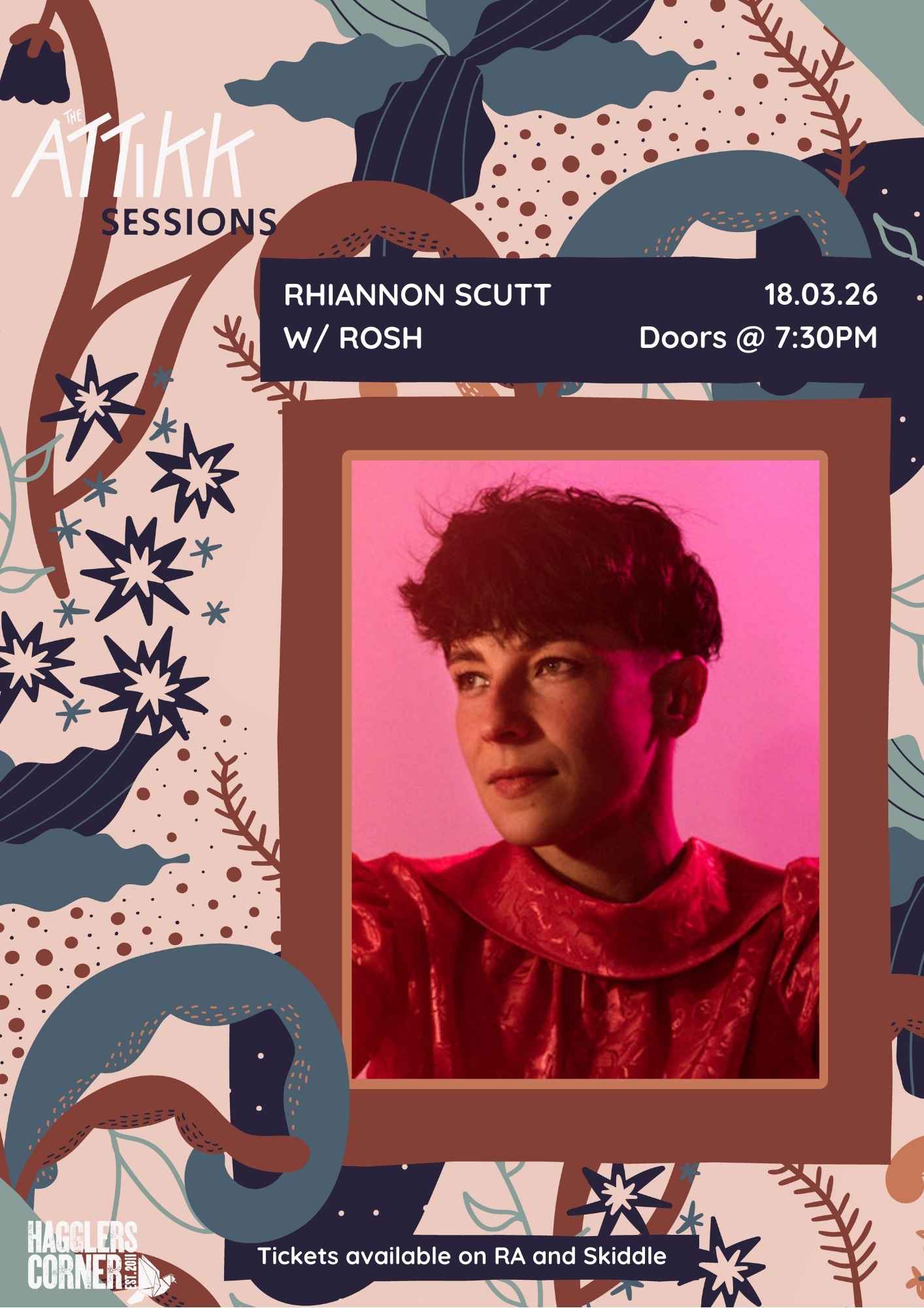 Attikk Sessions - Folk night - Rhiannon Scutt & Rosh