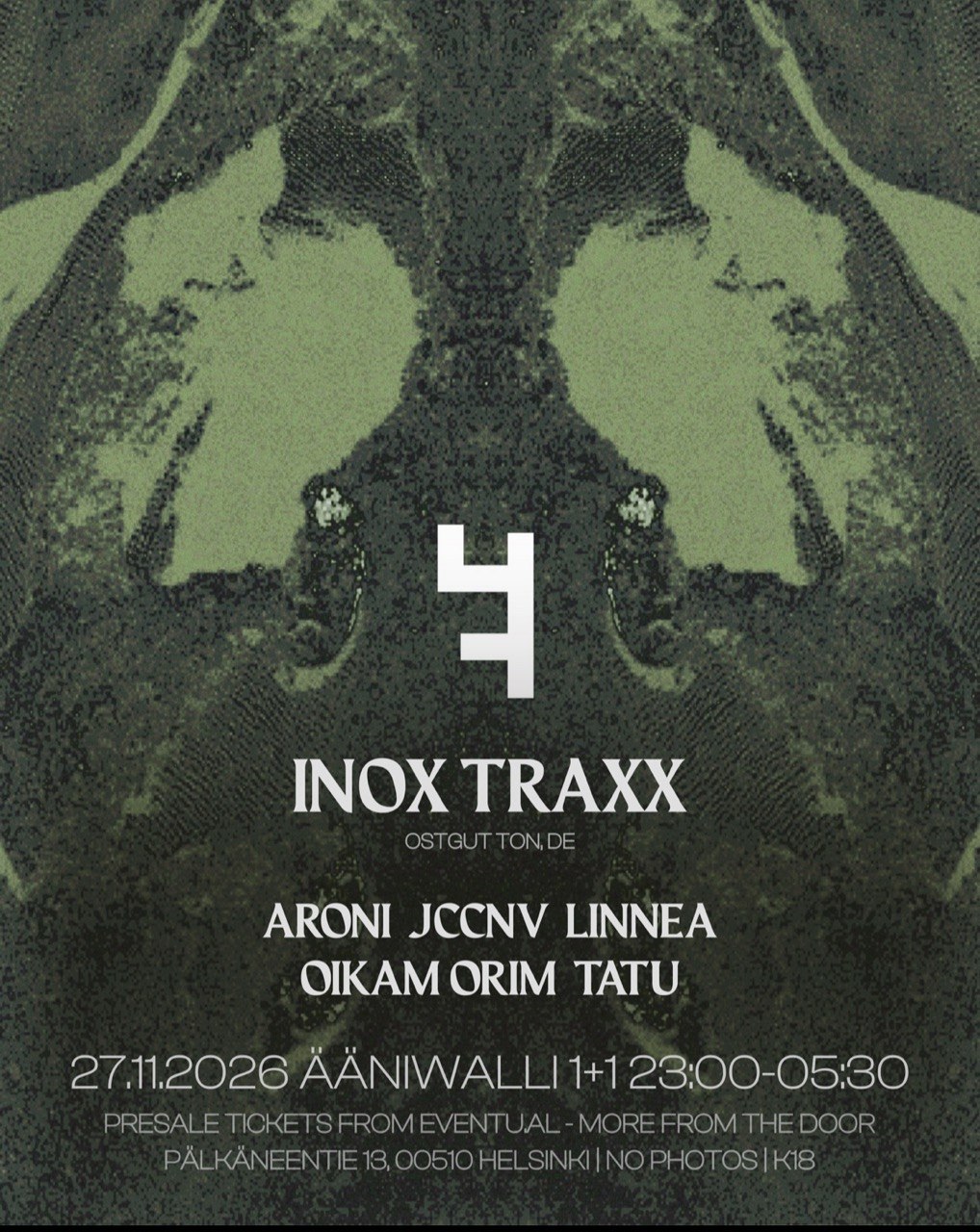 LOYALTY TEST: Inox Traxx (OSTGUT TON, DE) flyer
