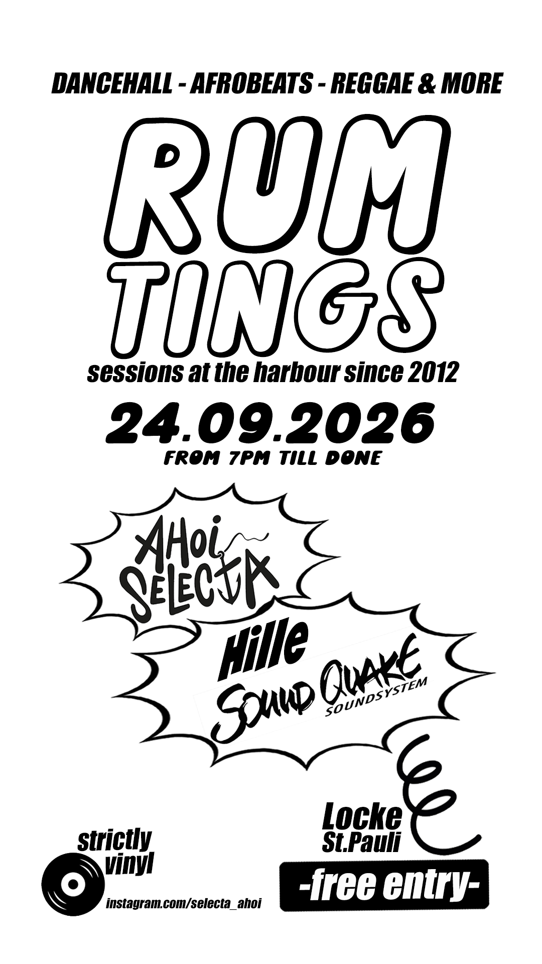 Rum Tings September Session – Oliver (Silly Walks) & Selecta Ahoy