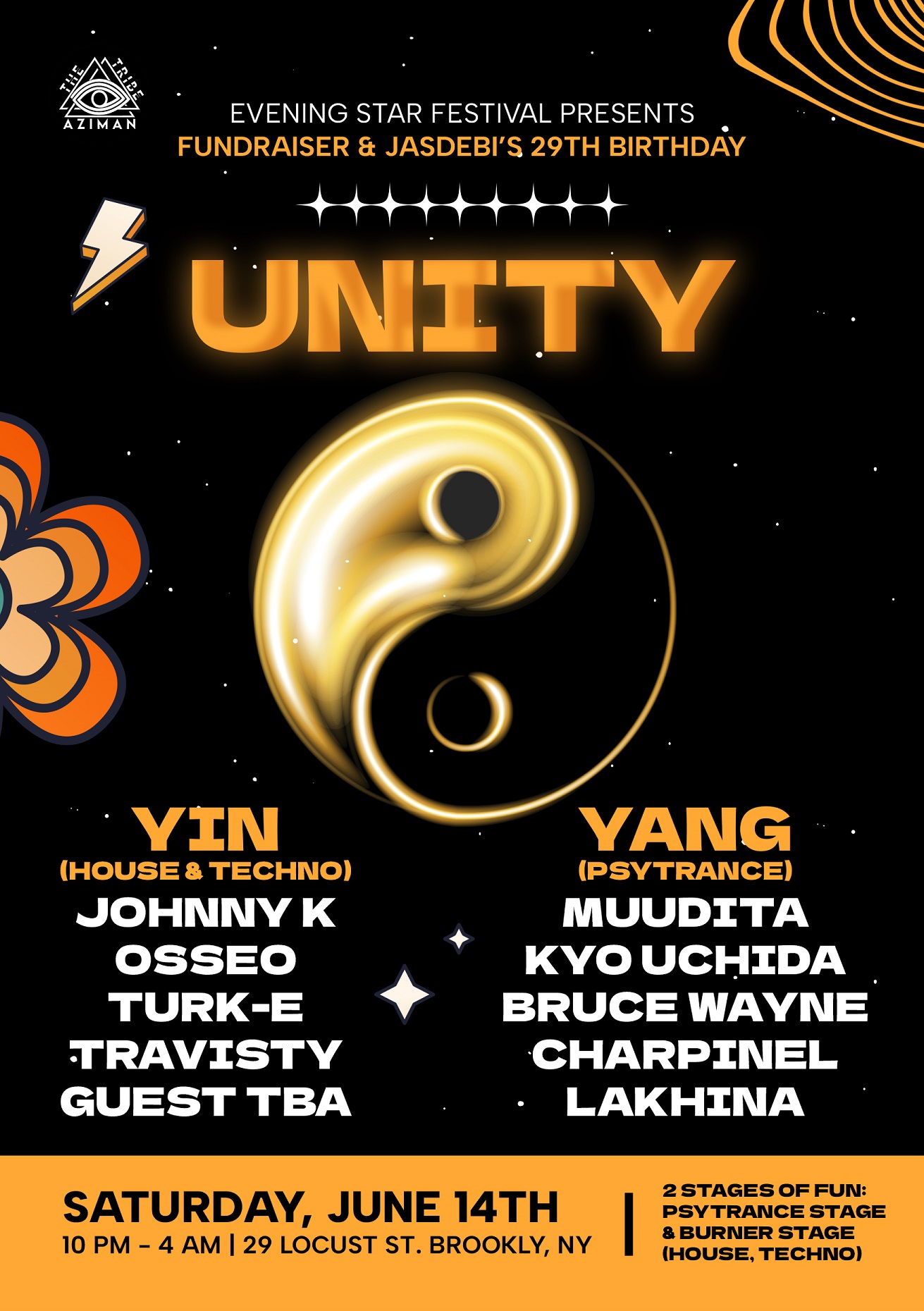 Unity (House, Techno, Psytrance) at The House, New York City