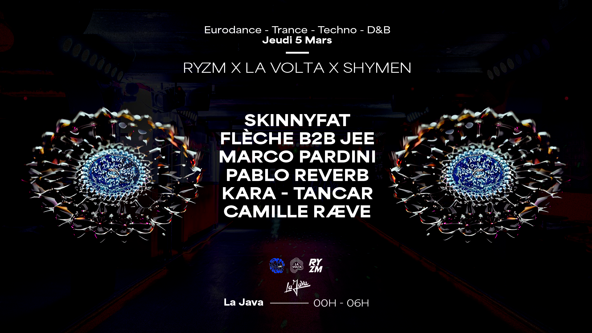 Ryzm Invite La Volta + Shymen