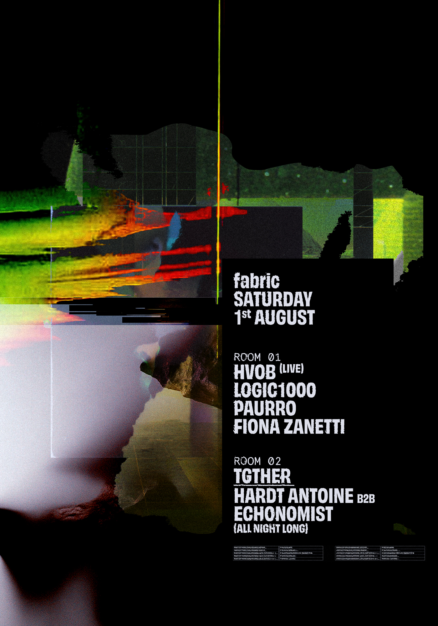 fabric: HVOB (Live), Logic1000, Hardt Antoine B2B Echonomist, PAURRO, Fiona Zanetti