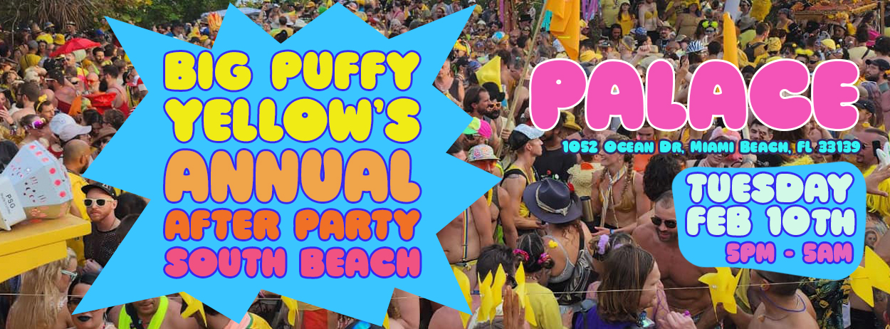 Big Puffy Yellow's Annual Virginia Key After Burn Party