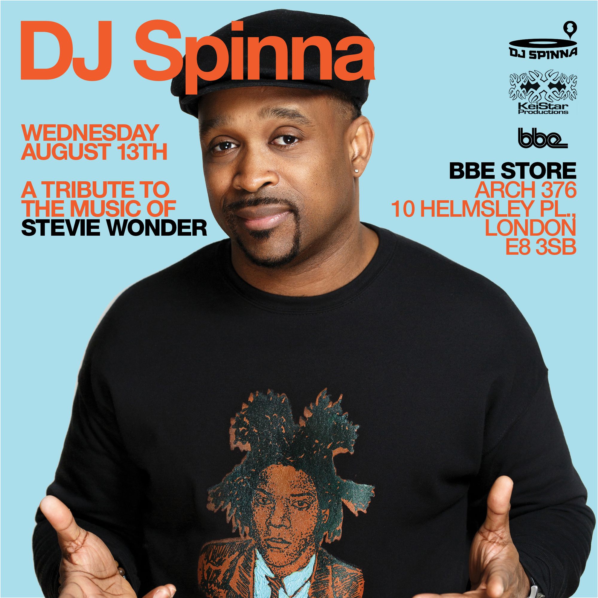 DJ Spinna presents a Tribute to the music of Stevie Wonder à