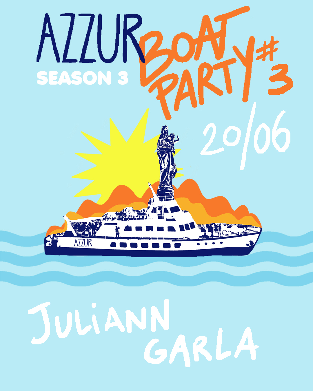 AZZUR Boat Party Marseille #3