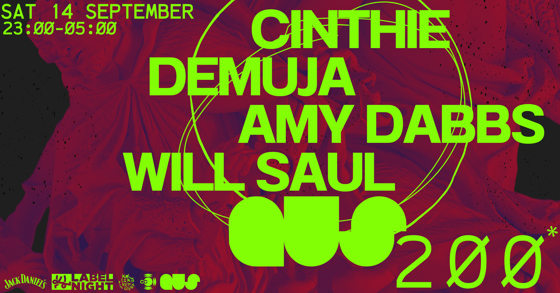 Will Saul event flyer