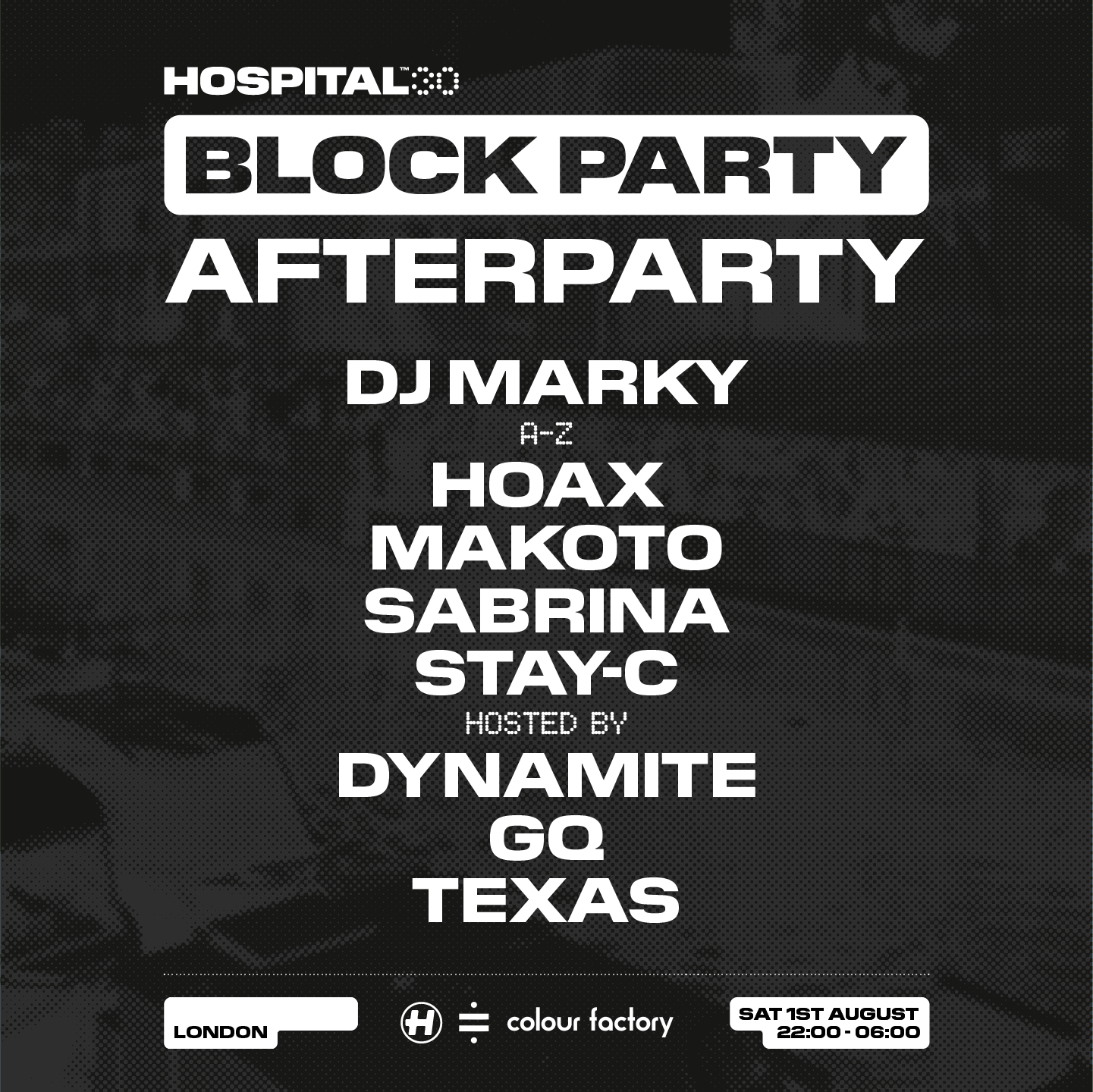 Hospital30 Block Party - Official Afterparty at Colour Factory
