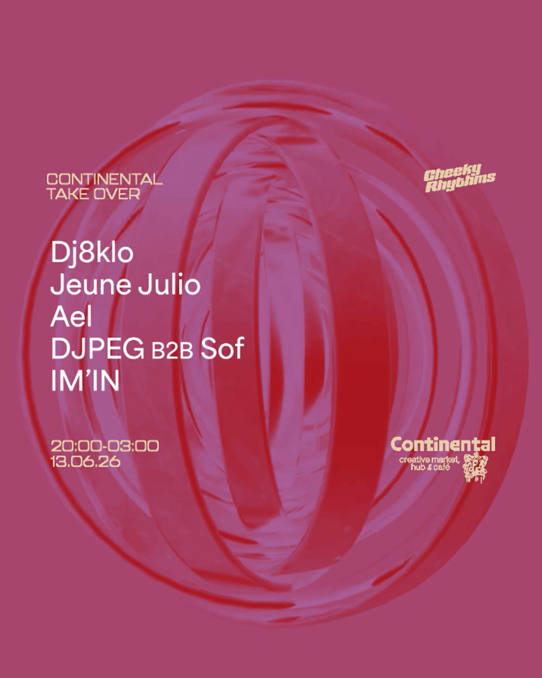 Cheeky Rhythms: Continental Takeover