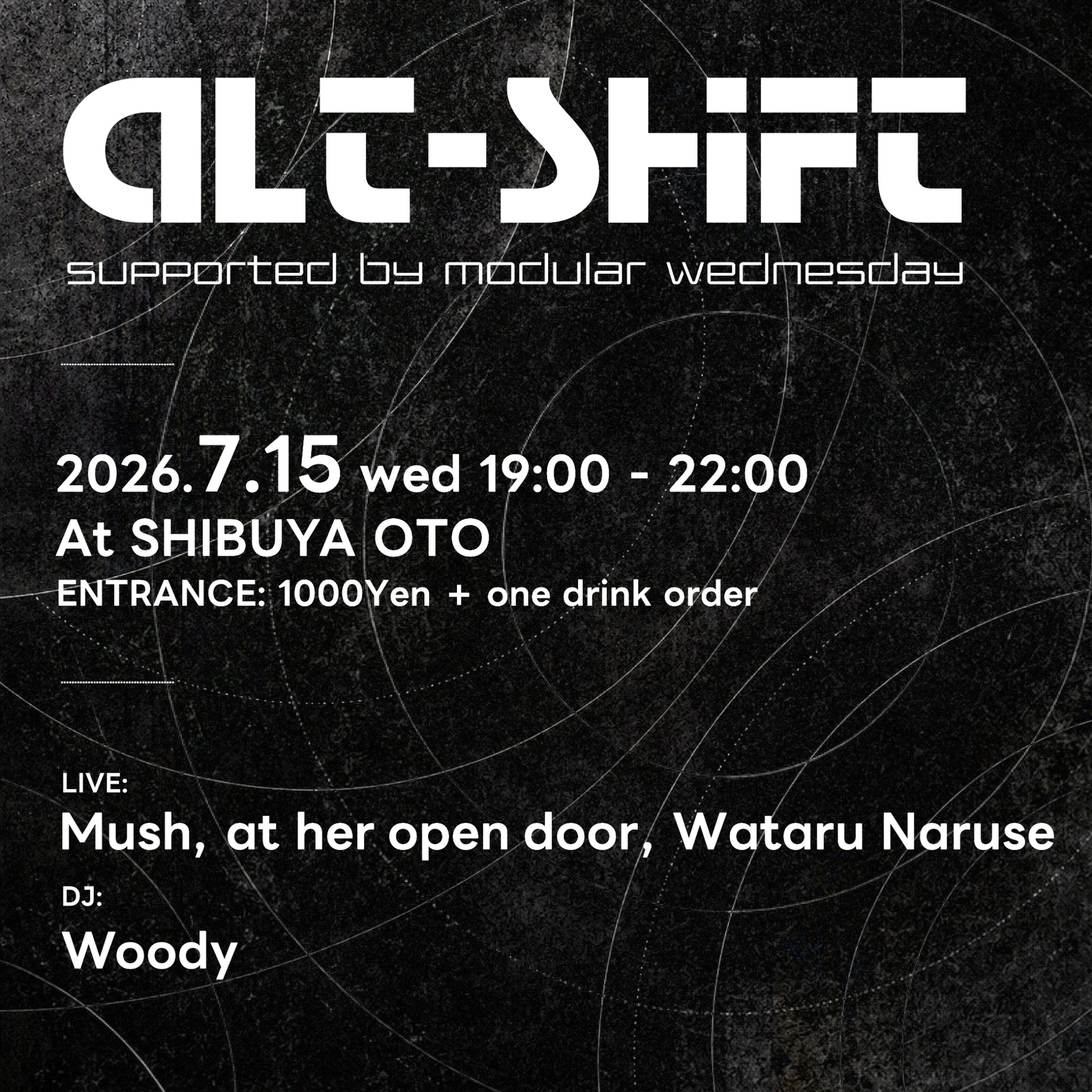 ALT-SHIFT #1 supported by Modular Wednesday