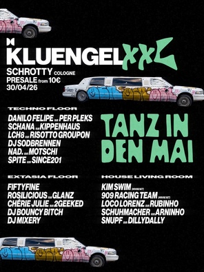 KLUENGEL Klubnacht - Tanz in den Mai