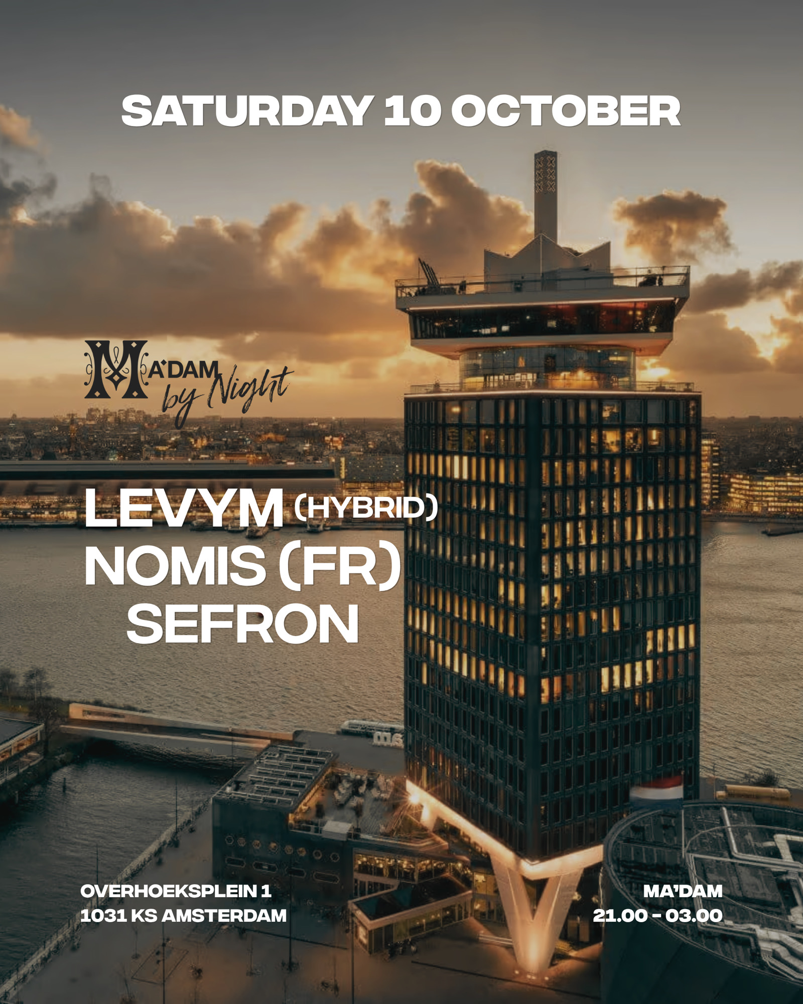 Madam by Night invites: LevyM & Nomis