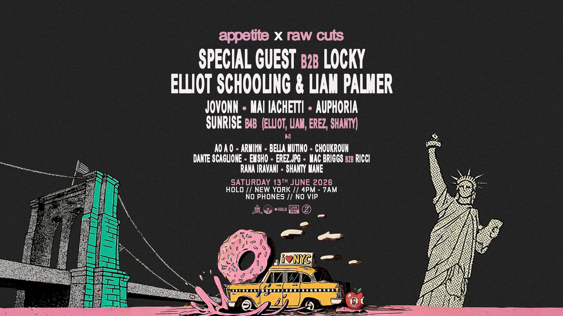 RAW CUTS x Appetite London
