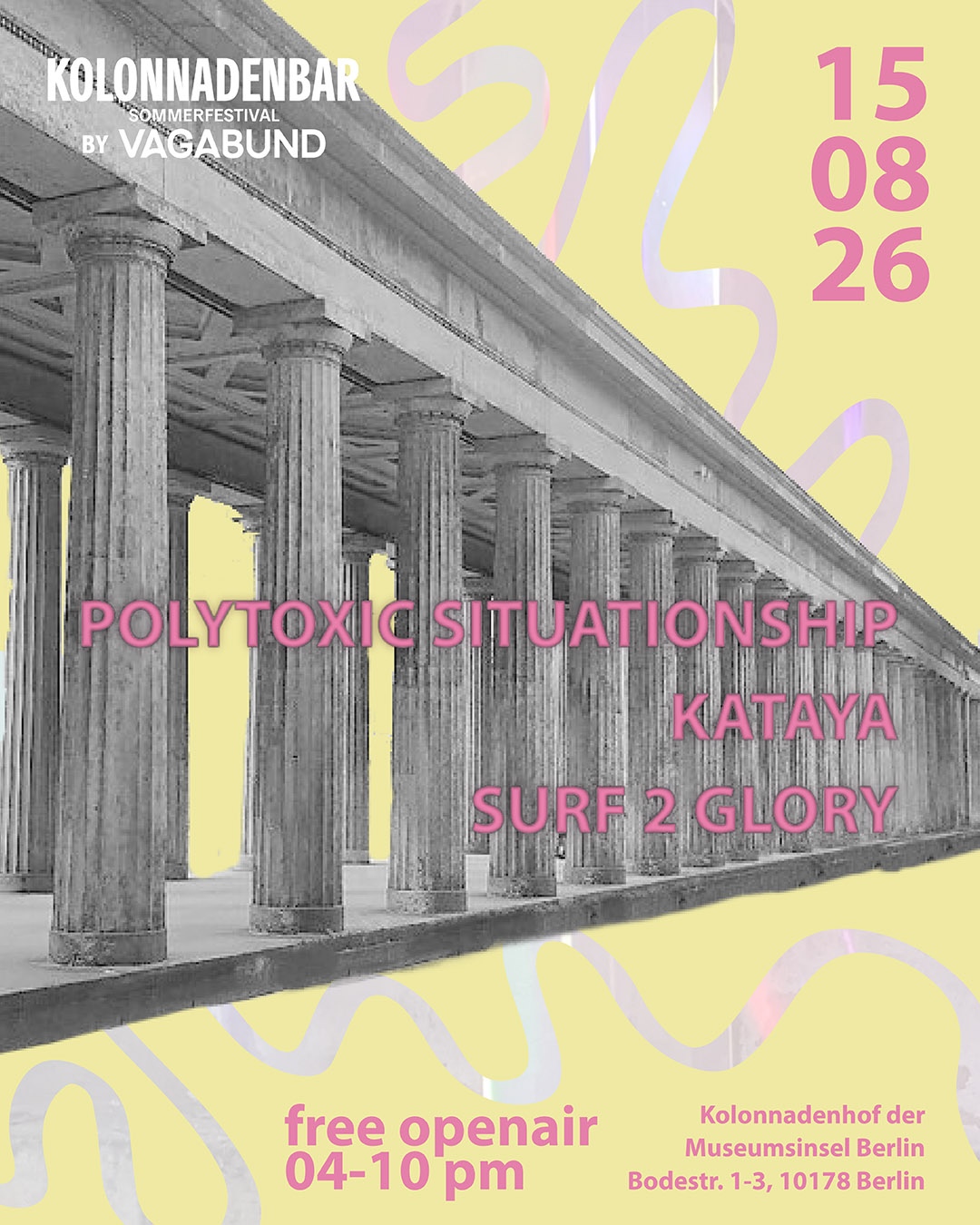 Free Open Air on Museum Island with Polytoxic Situationship, Kataya & Surf 2 Glory