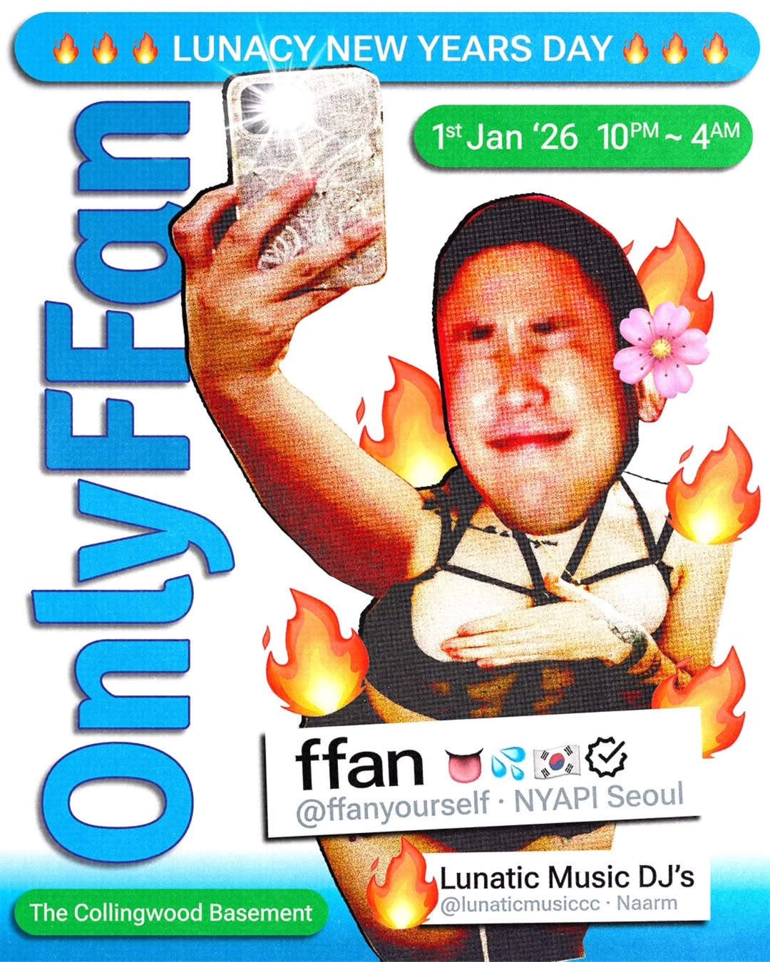 LUNACY NYD W/ FFAN ( NYAPI, SEOUL)