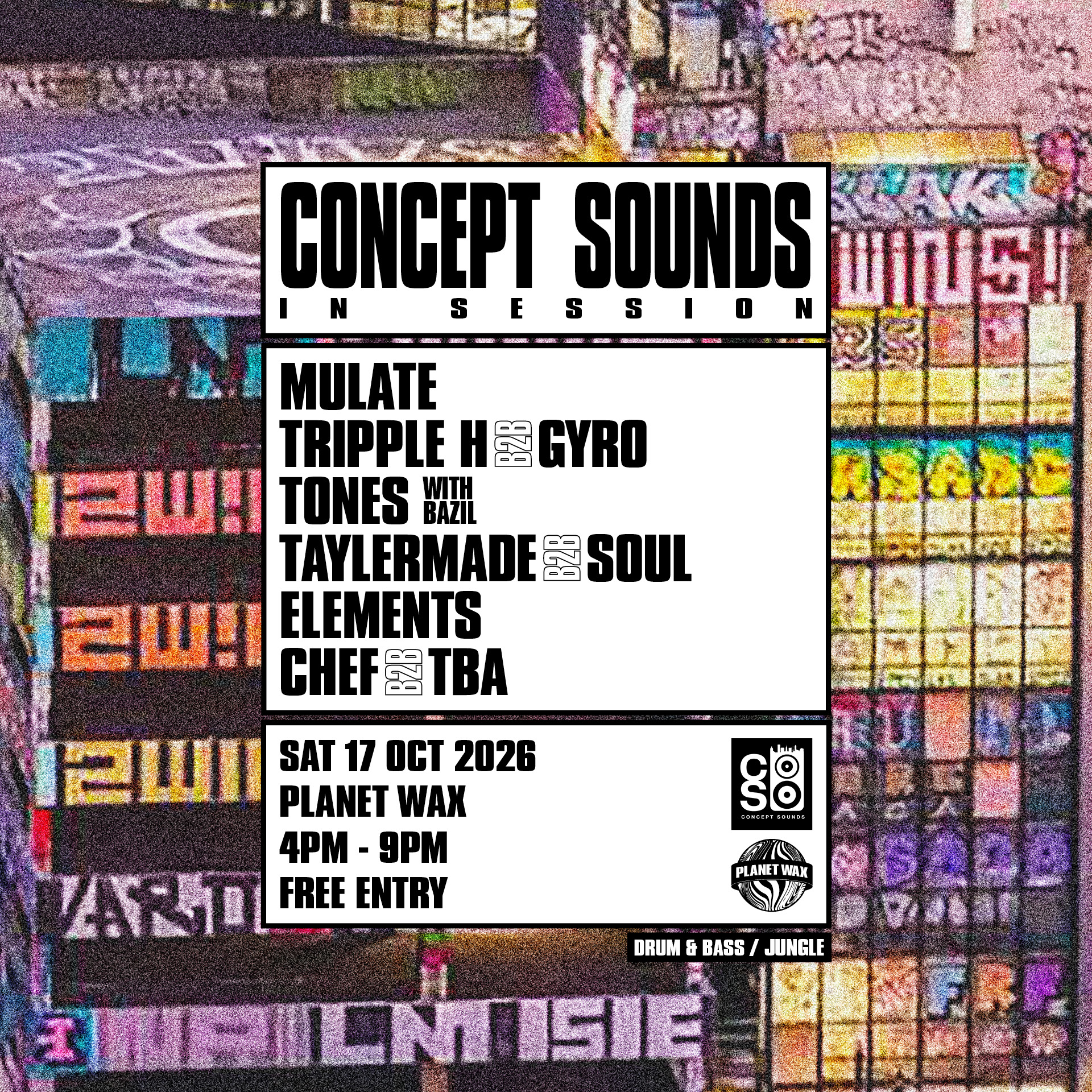 CONCEPT SOUNDS: IN SESSION - Planet Wax