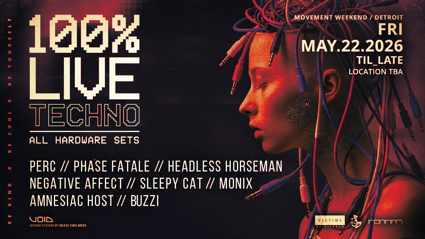 100% LIVE Techno – ALL HARDWARE SETS / Movement Opening Party