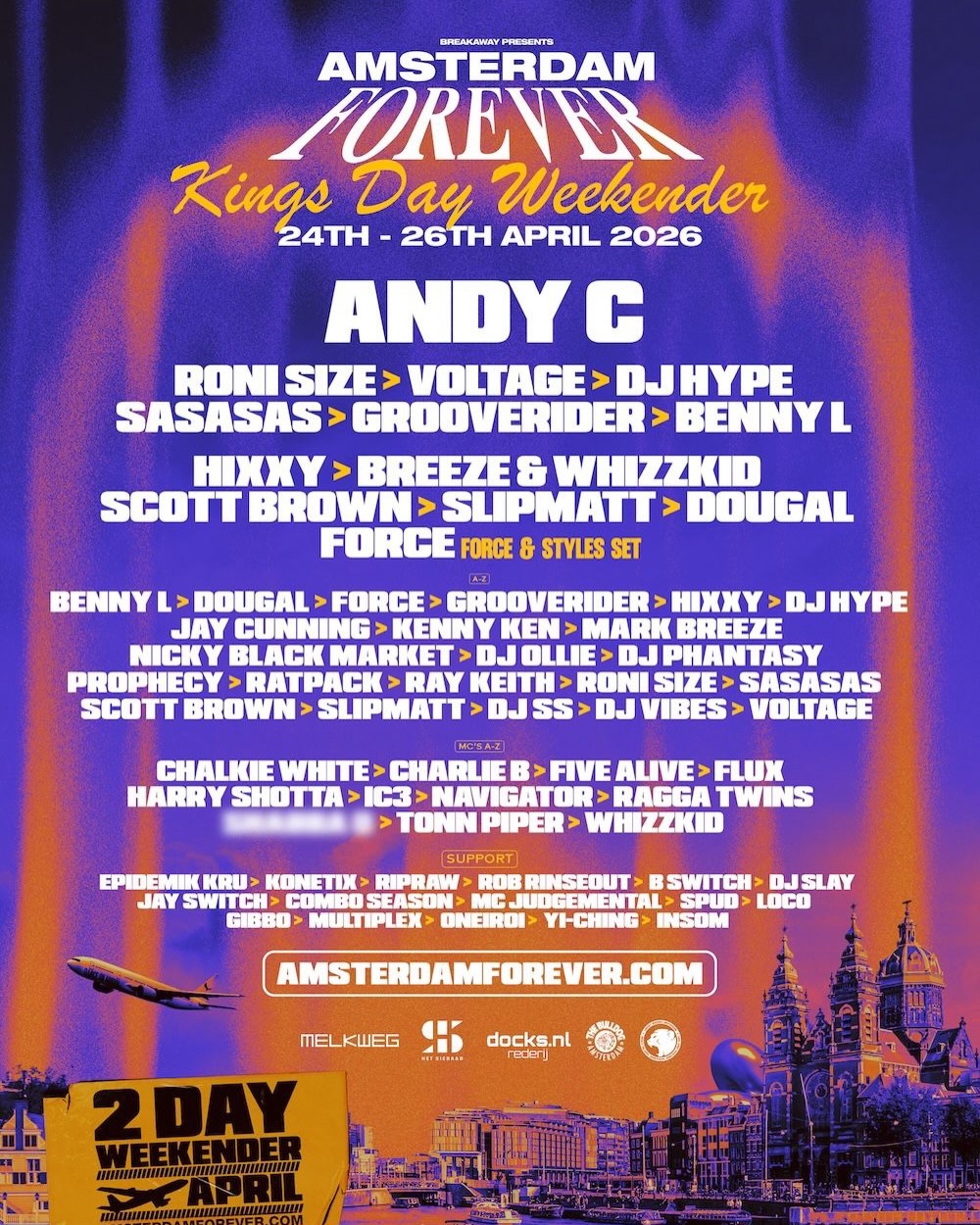 Amsterdam Forever Weekender (3 Days)