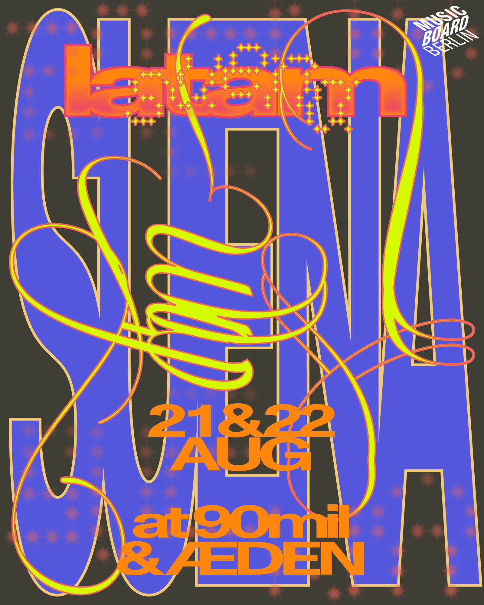 Suena LATAM day 1 bei 90mil, Berlin · Tickets
