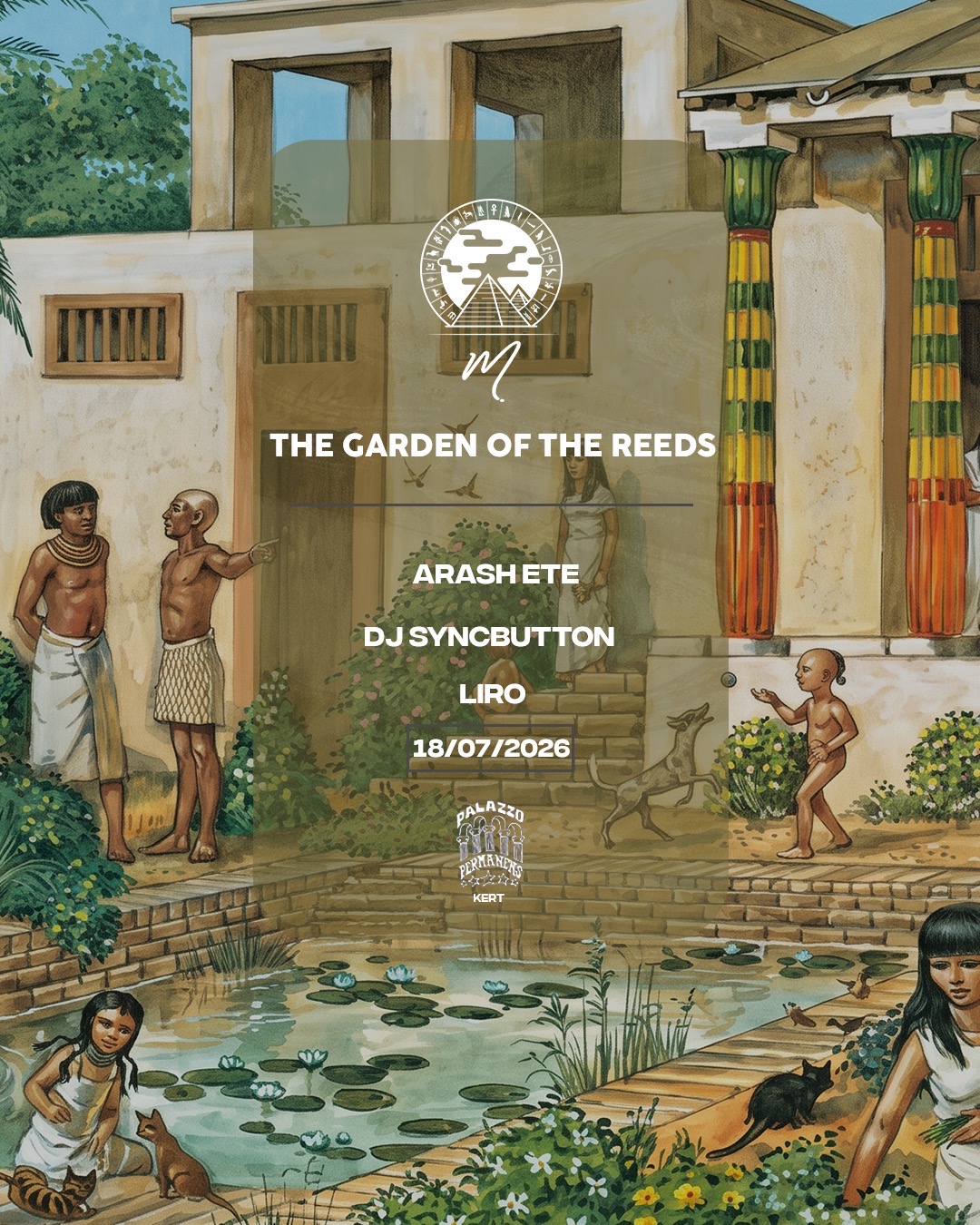 Memphis: The Garden of The Reeds ~ Palazzo Kert