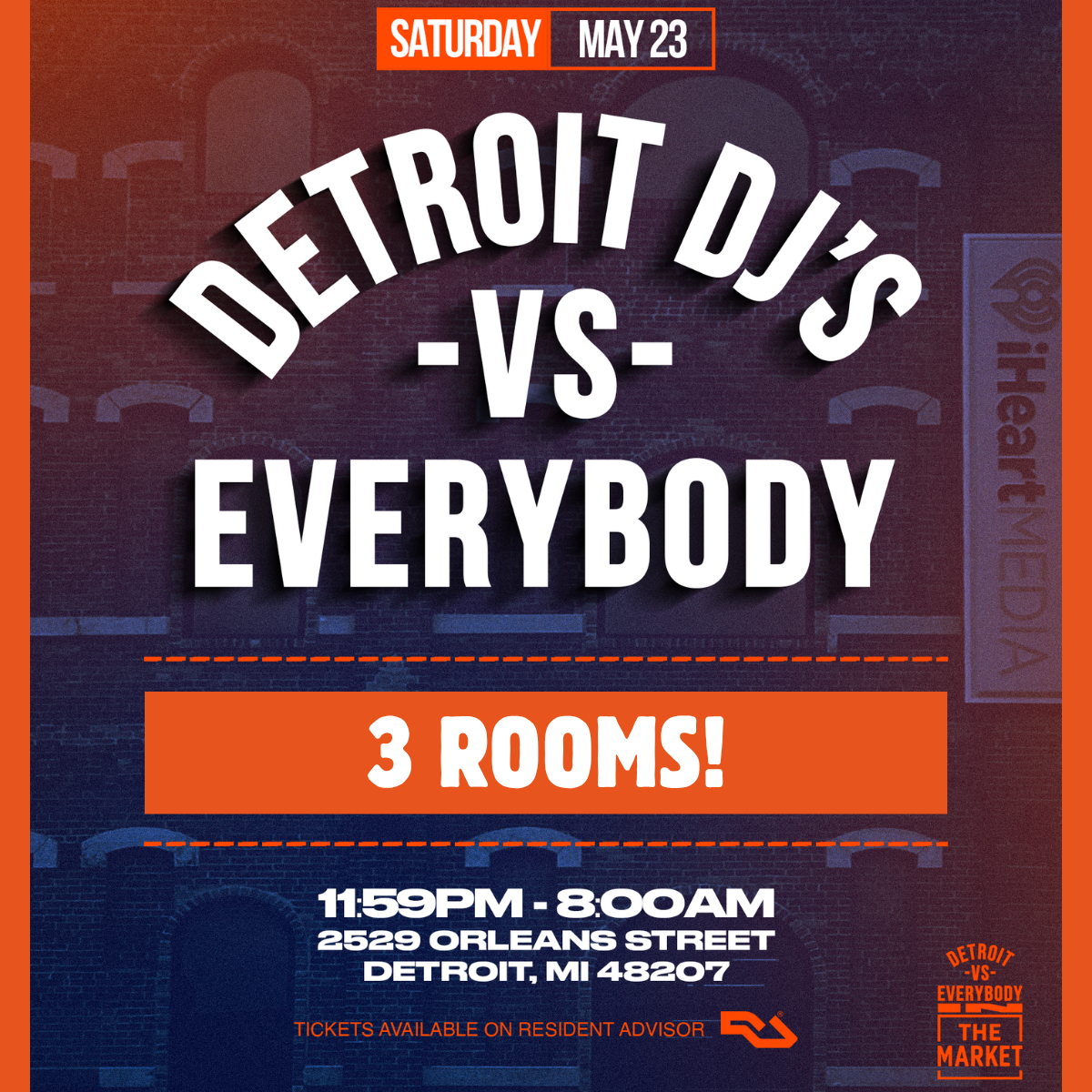 DETROIT DJ'S -VS- EVERYBODY (Movement Weekend)