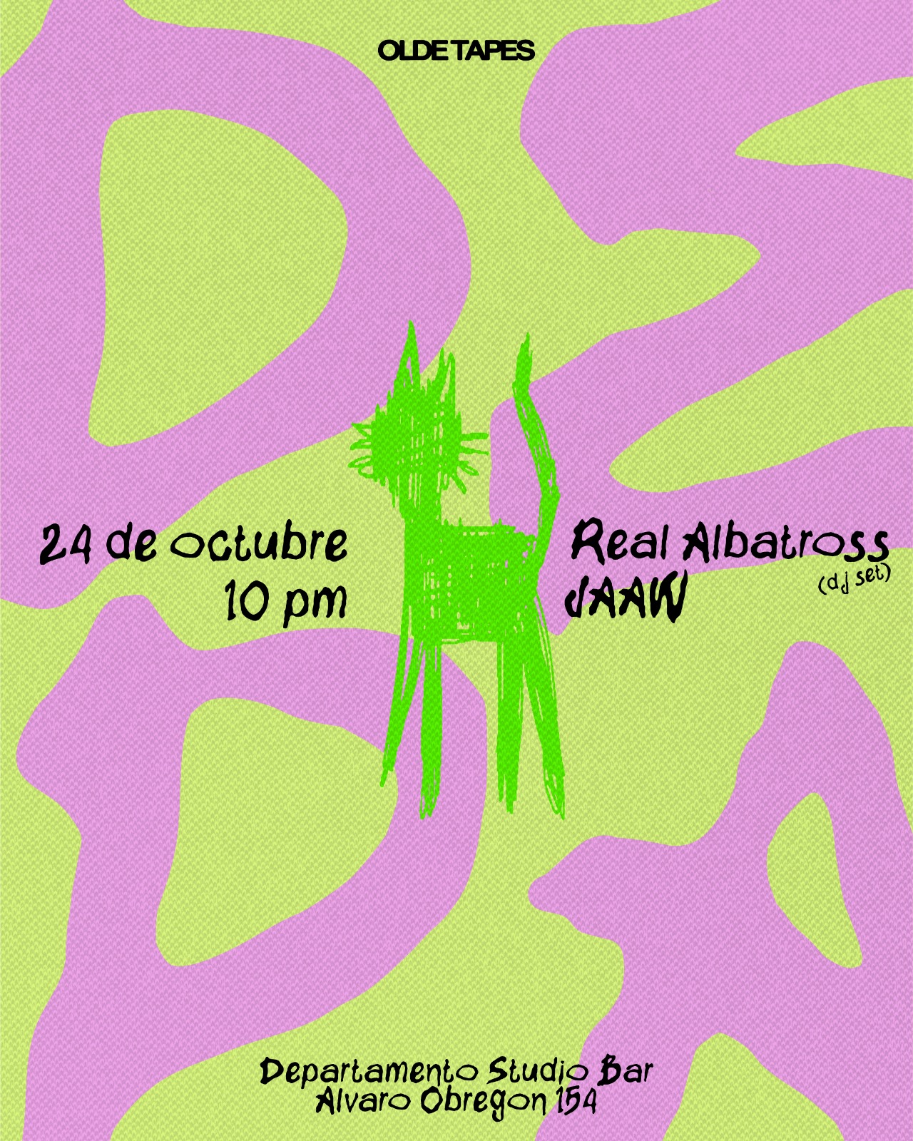 Flyer de Olde Tapes & Friends