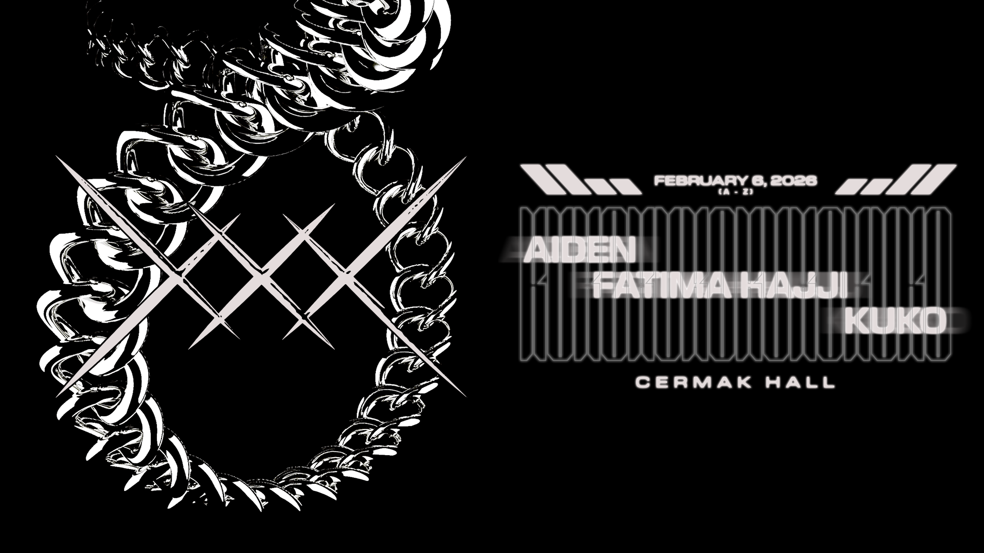 Aiden, Fatima Hijja, KUKO at Cermak Hall