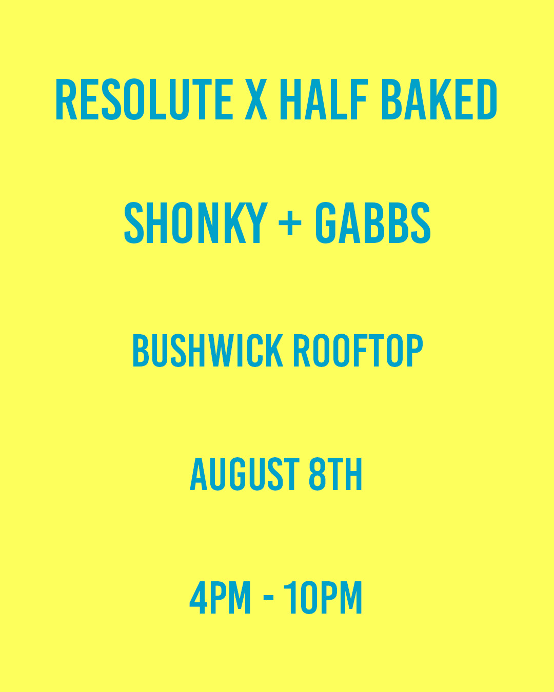 TBA - Bushwick Rooftop