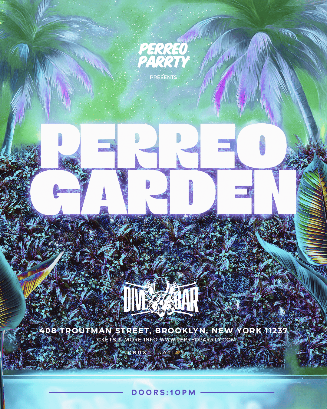 PERREO GARDEN - Latin & Reggaeton Brooklyn Dance Party NYC