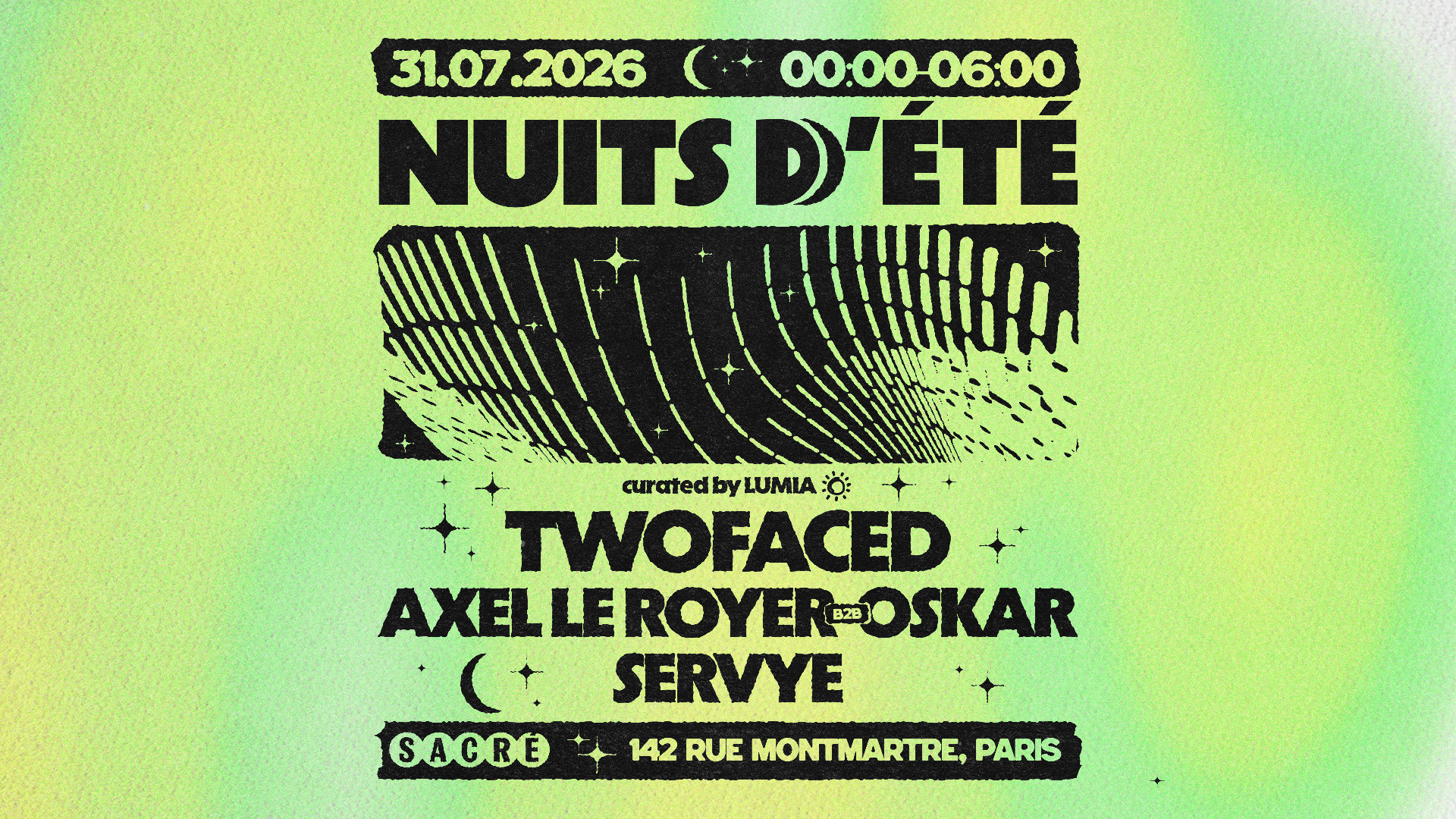 TWOFACED — Oskar (3) presented by Sacré & Lumia