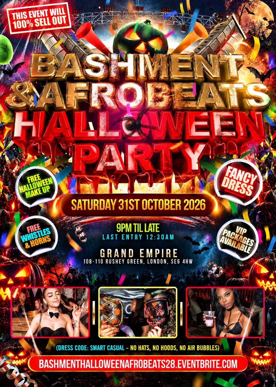 Bashment & Afrobeats - Halloween Party