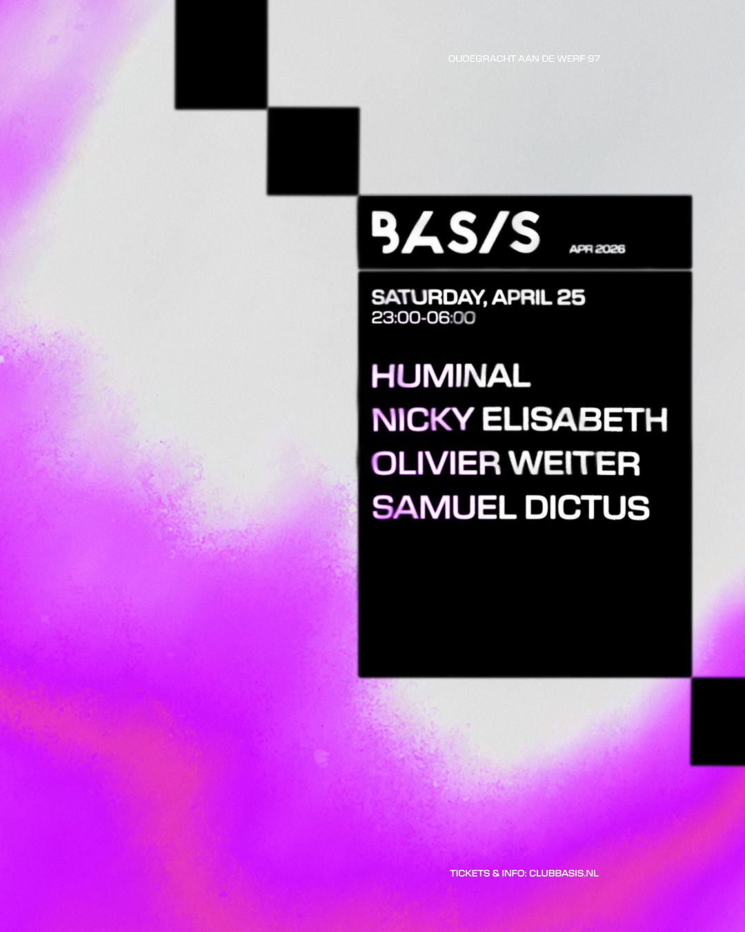BASIS Melodic Techno Special/ Huminal/ Nicky Elisabeth/ Olivier Weiter/ Samuel Dictus
