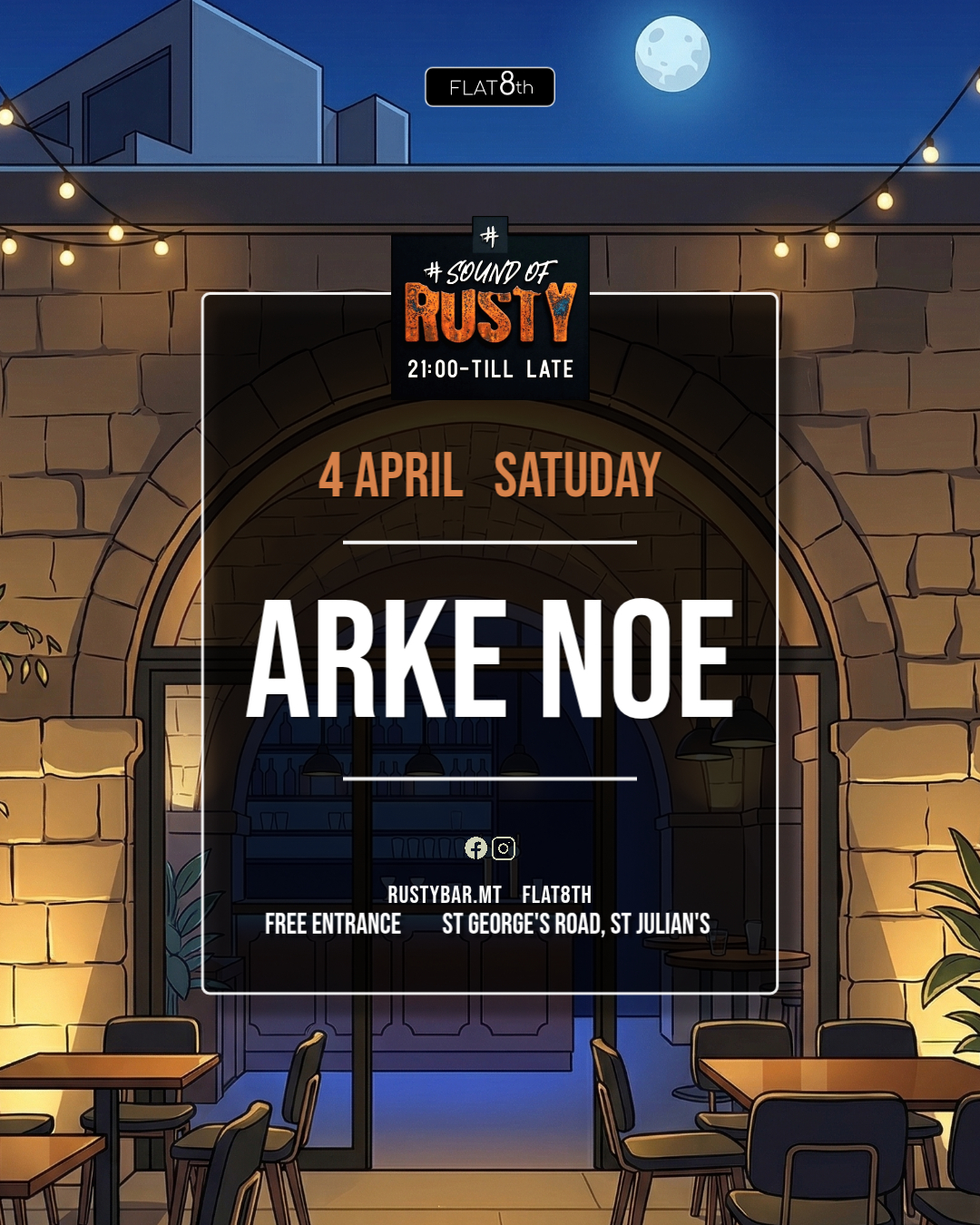 Rusty Bar: Arke Noe in Malta