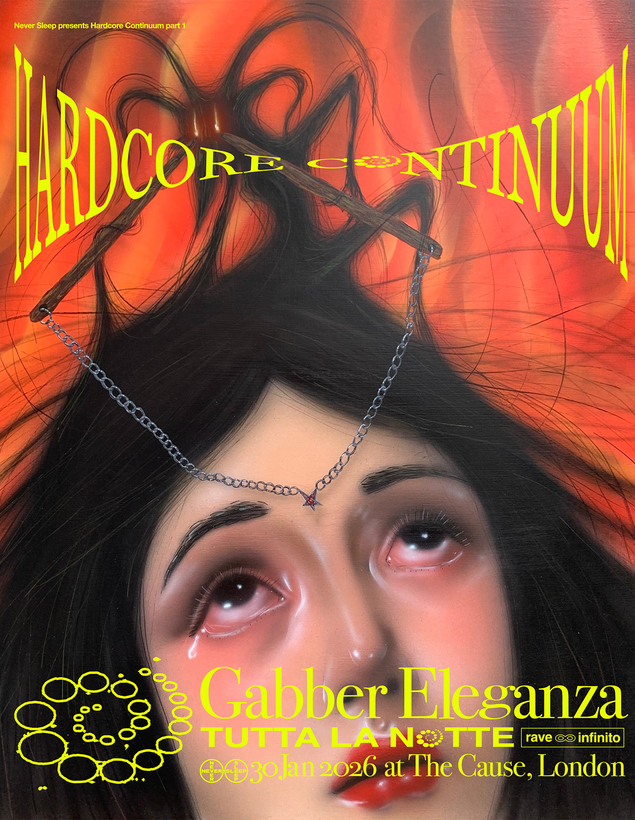 Never Sleep x The Cause: Gabber Eleganza presents Tutta la Notte