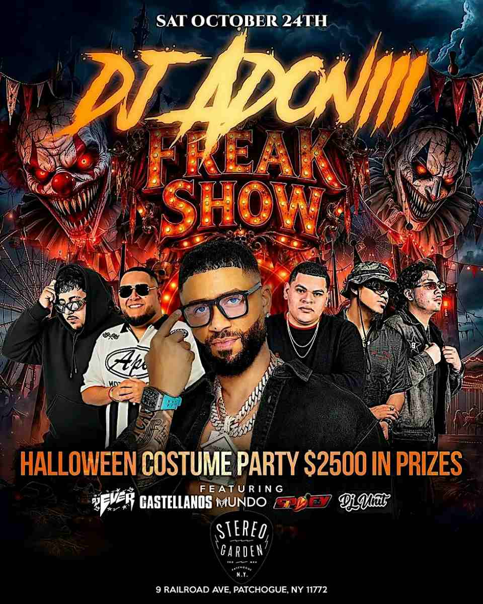 DJ Adoni Halloween Freak Show at Stereo Garden - NYC Halloween Party