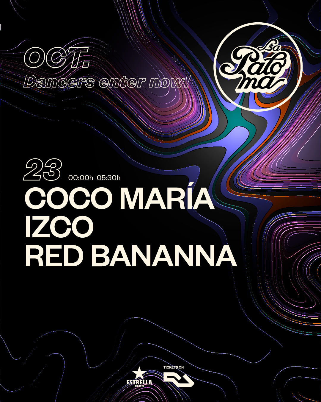 La Paloma presents: Coco María + Izco + Red Bananna