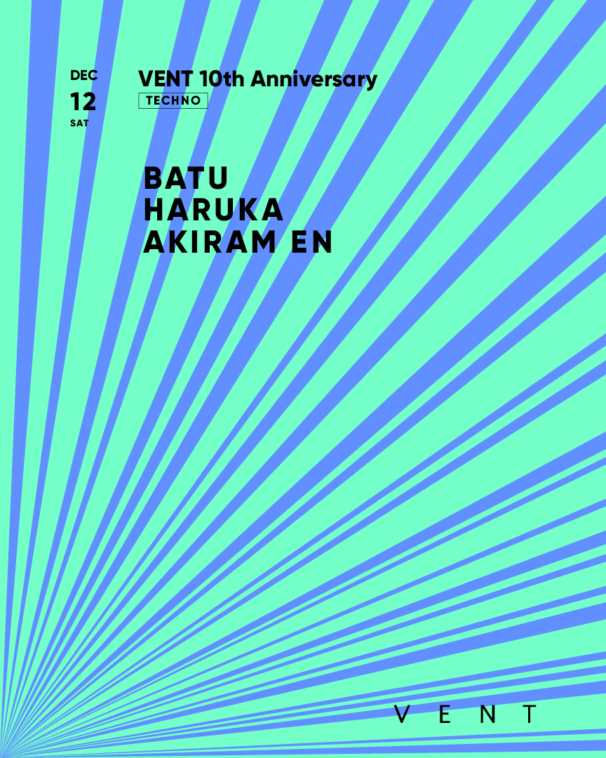 Batu , Haruka , AKIRAM EN / VENT 10th Anniversary flyer