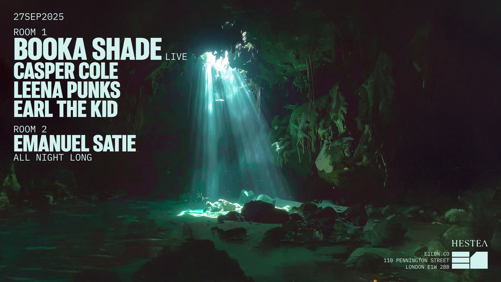 Booka Shade (live) & Emanuel Satie (all night long)