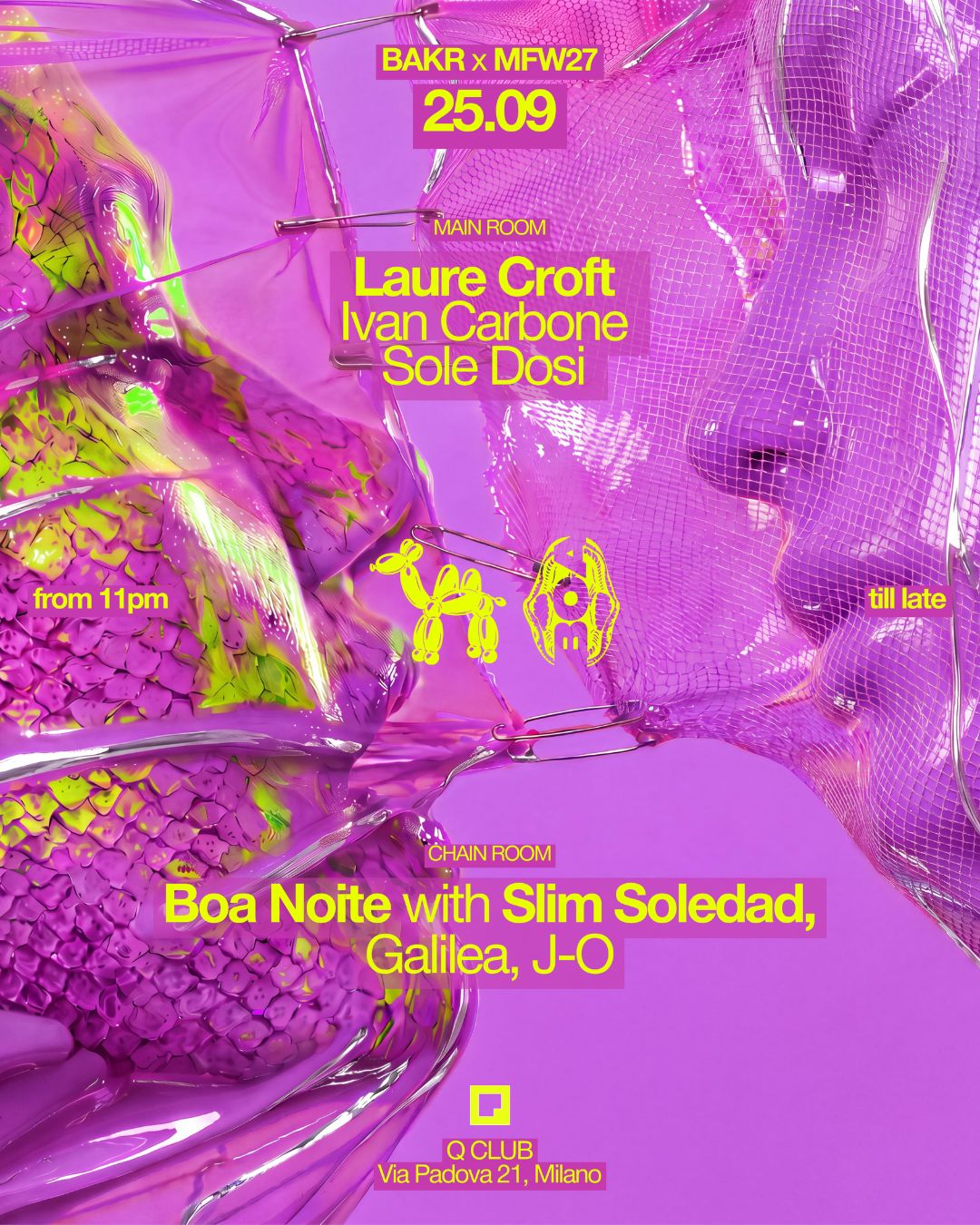 MFW26 dkr x Q Club with Laure Croft and Slim Soledad - powered by BOA
