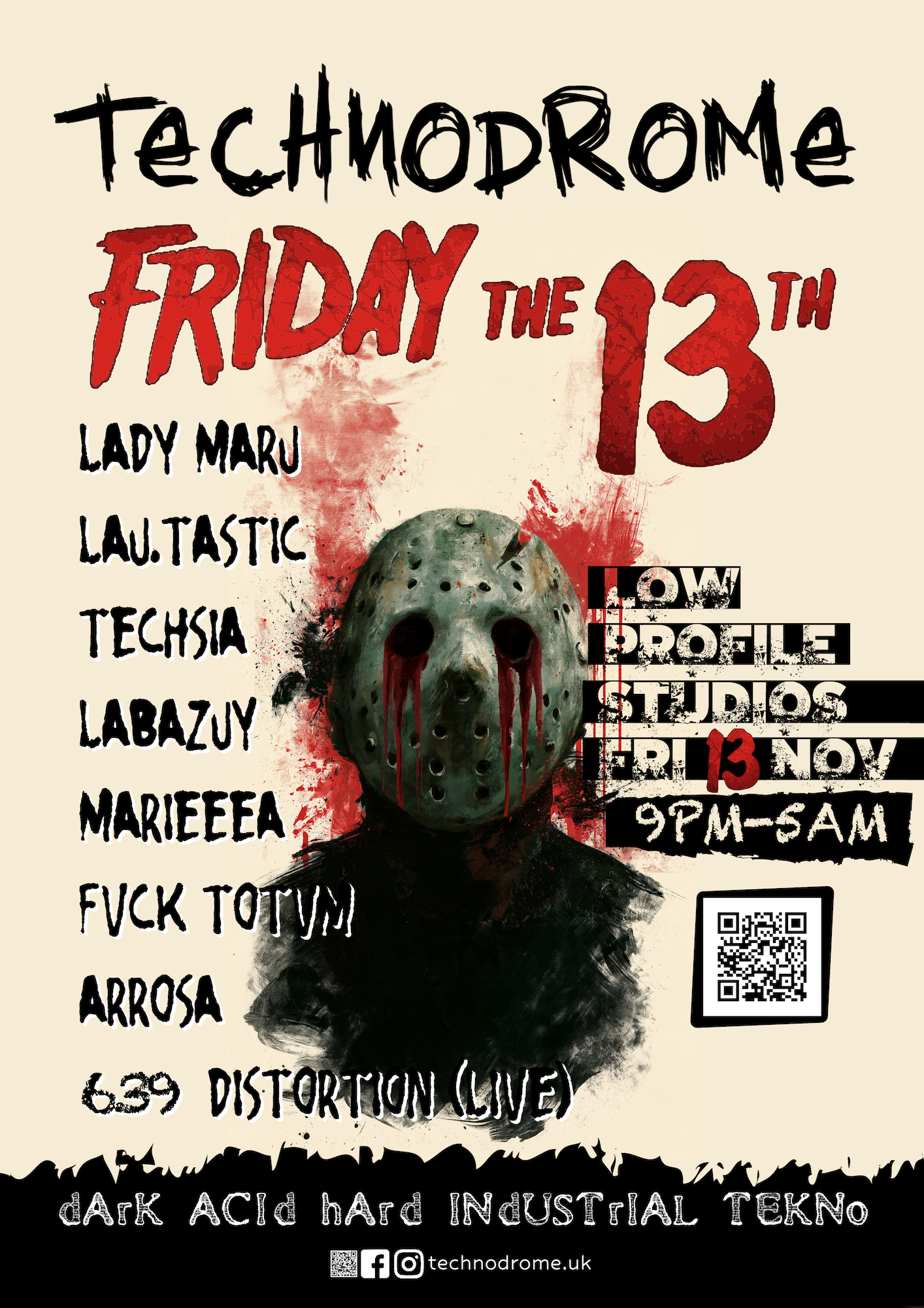 Technodrome: Friday The 13th - Warehouse Rave