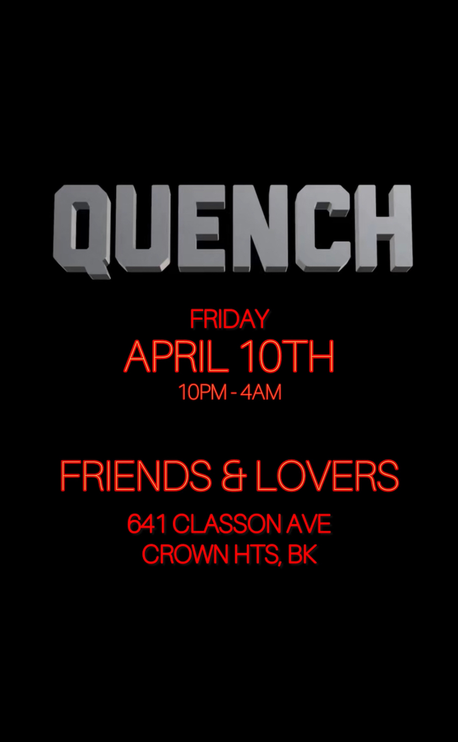 QUENCH: 11 Year Anniversary feat. Run P., Bok Bok, & Daniro