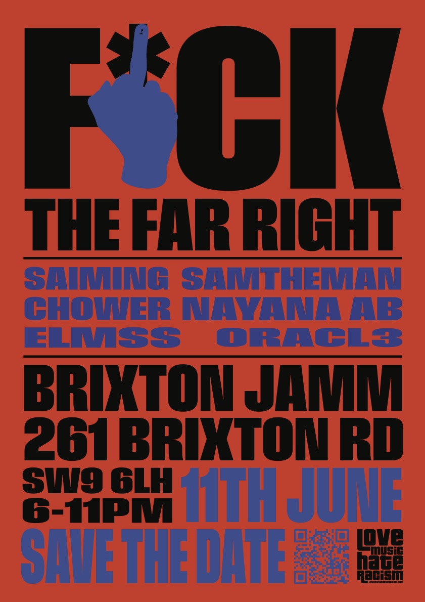 Love Music Hate Racism with Saiming & More