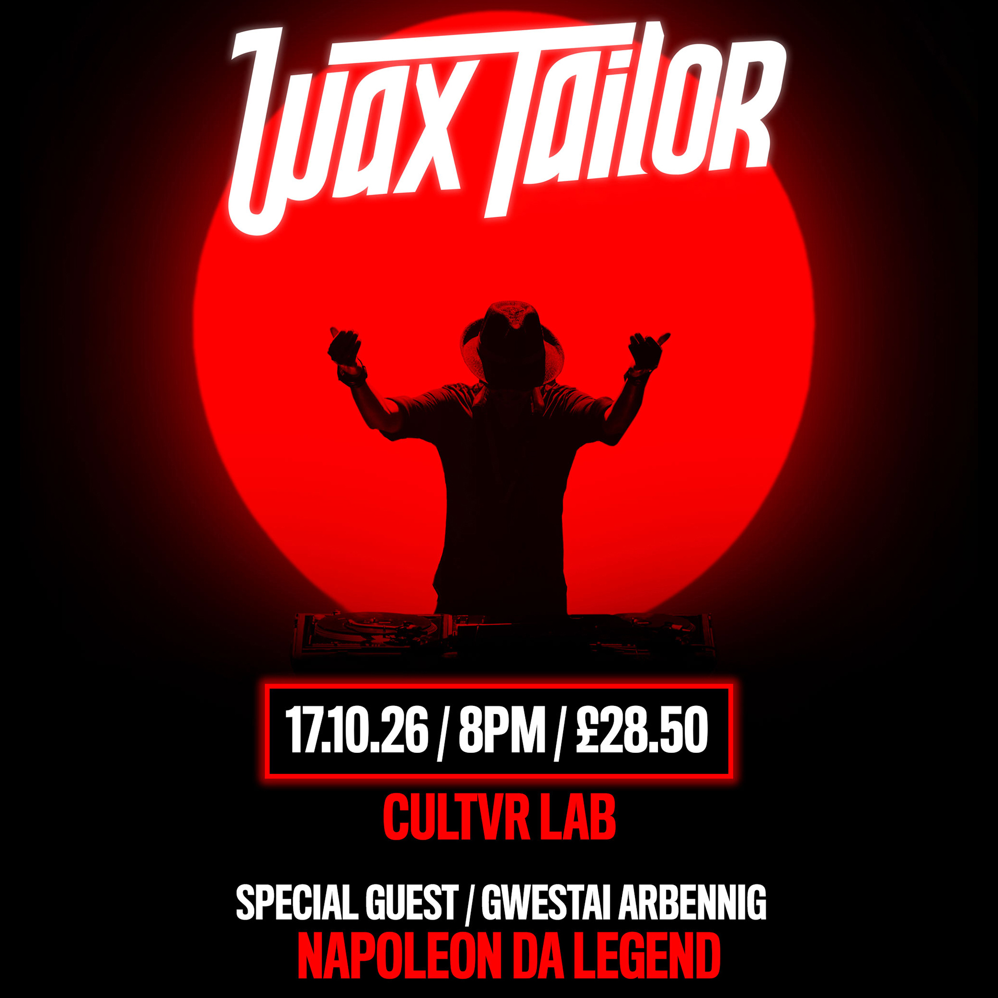 Wax Tailor at Cultvr, Cardiff CF11 8TT