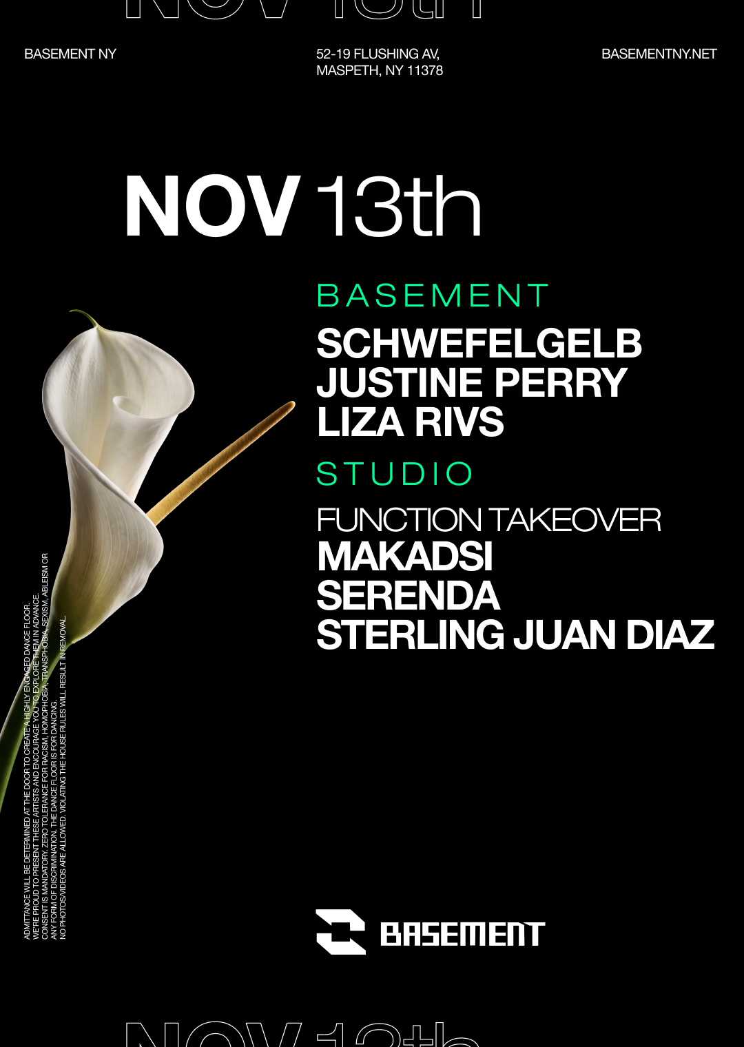 Schwefelgelb / Justine Perry / Liza Rivs / Makadsi / Serenda / Sterling Juan Diaz