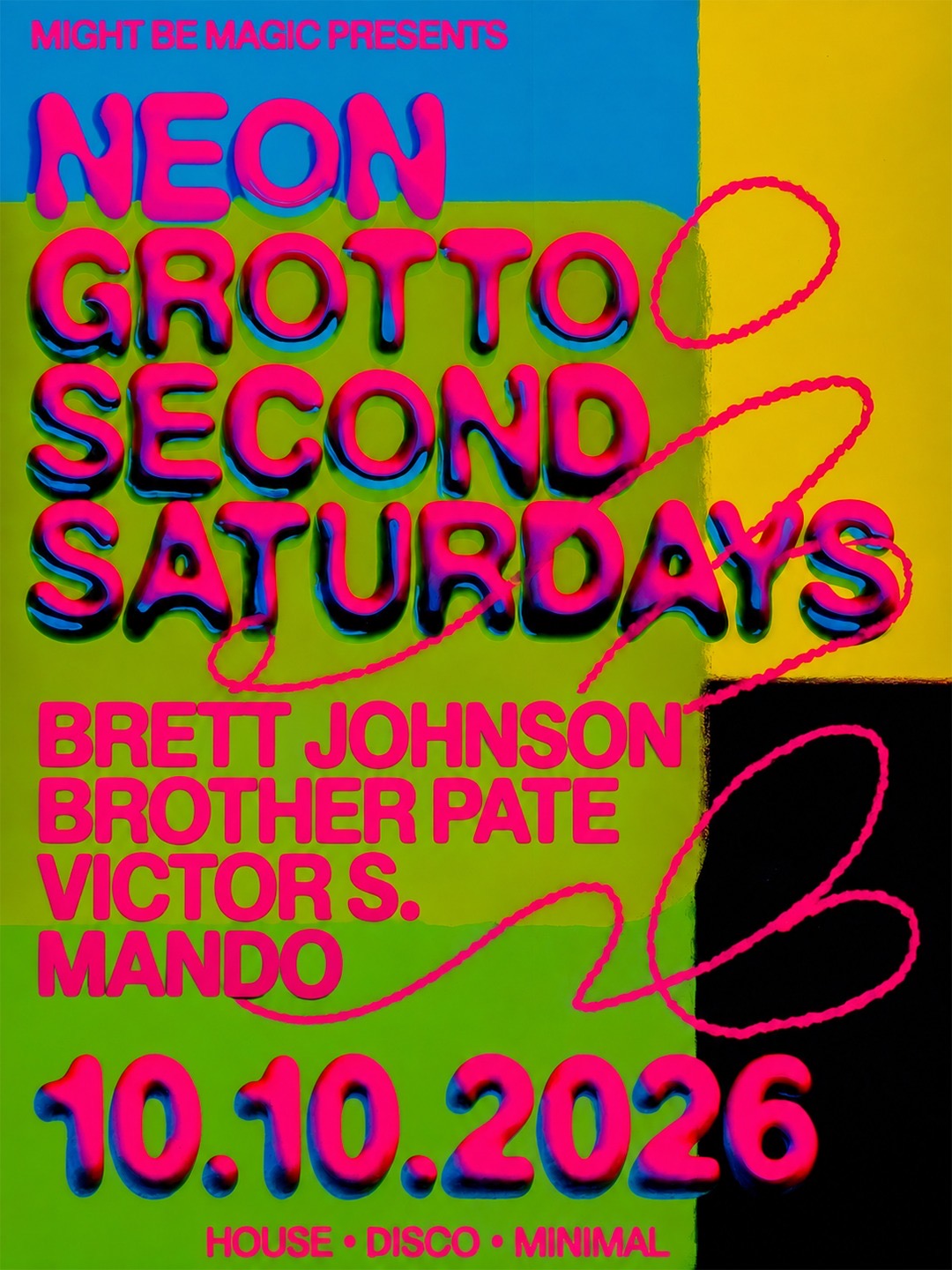 SECOND SATURDAYS: Brett Johnson, Brother Pate, Victor S + Mando
