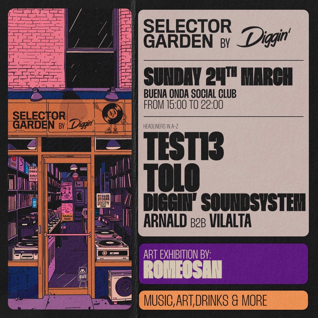 SELECTOR GARDEN 002 by DIGGIN at Buena Onda Social Club Barcelone