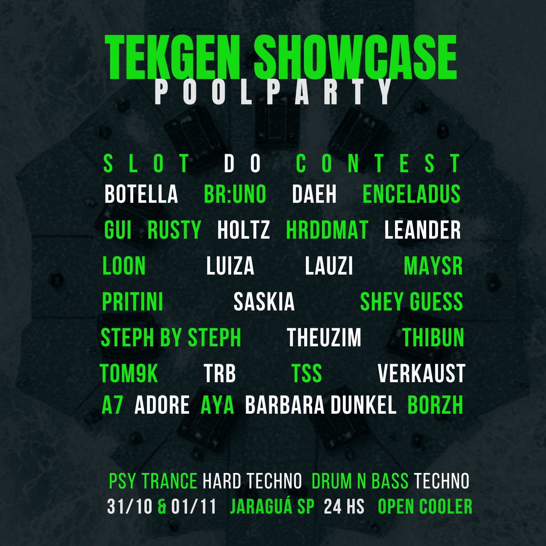 TEKGEN Festival 24h in São Paulo, Brazil