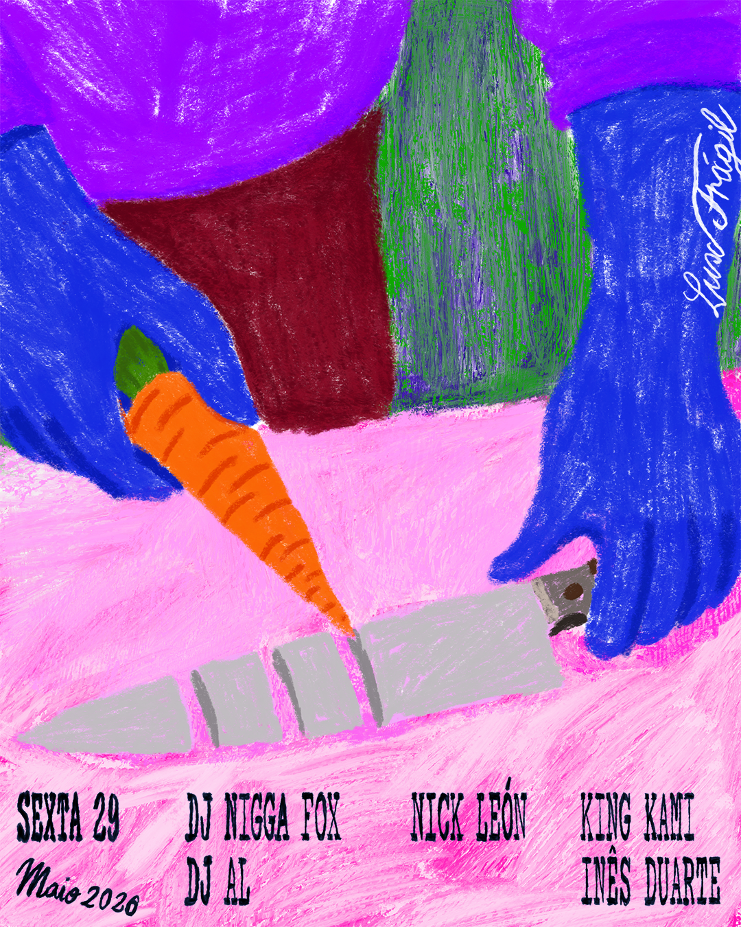 Nick León, DJ Nigga Fox, King Kami, Inês Duarte, DJ AL flyer