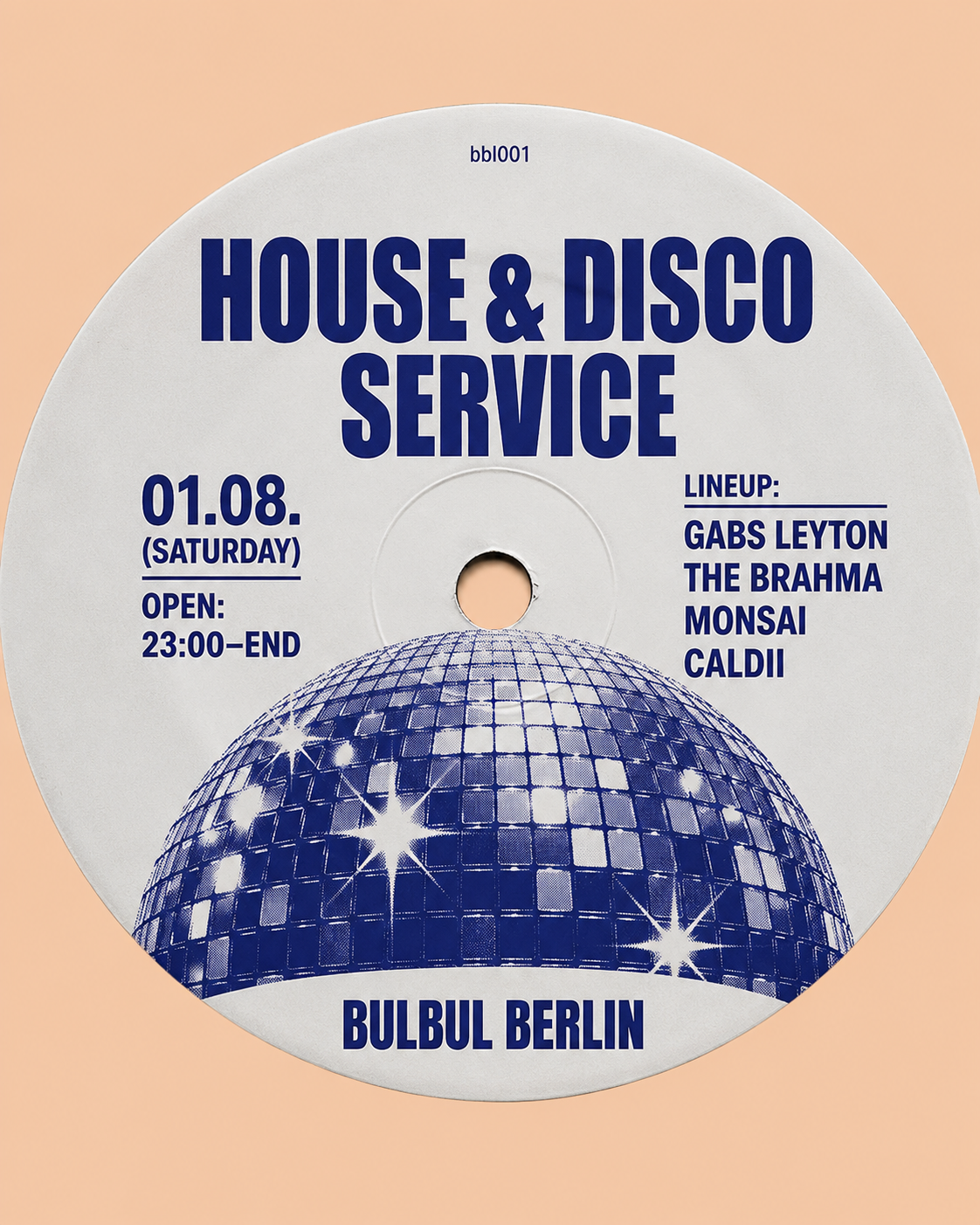 HOUSE & DISCO SERVICE: Gabs Leyton, The Brahma, Monsai, Caldii