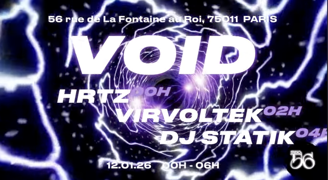 Void W/ Hrtz,Virvoltek,Dj Statik