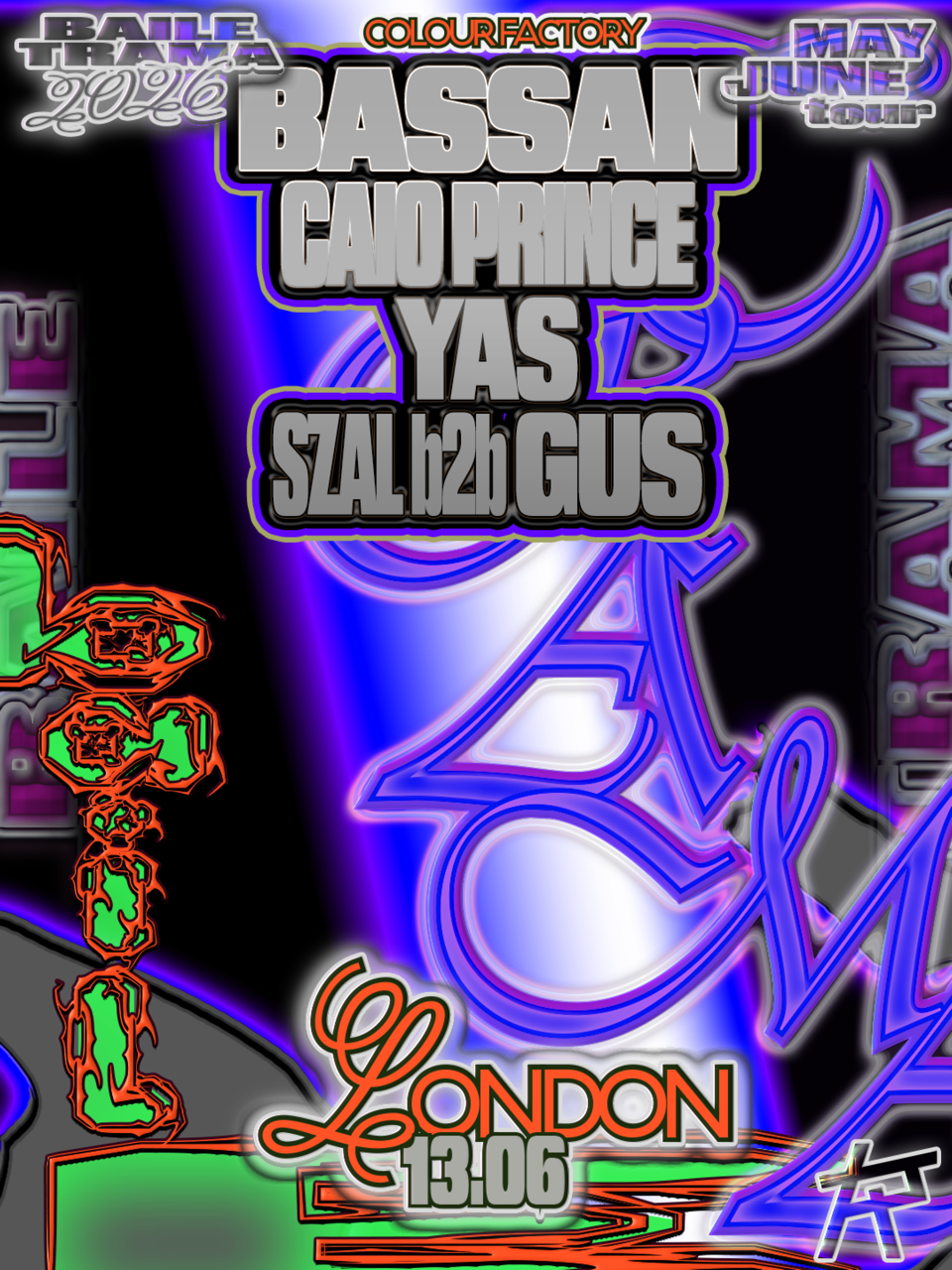 BAILE TRAMA with Caio Prince, BASSAN, YAS